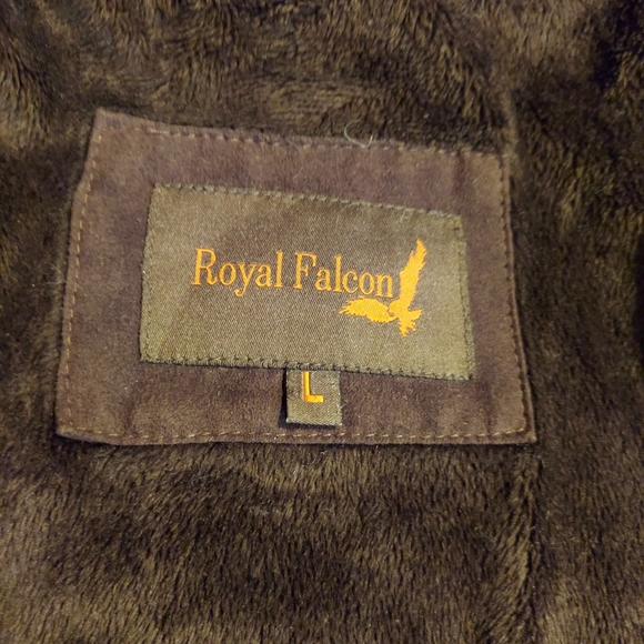 Royal Falcon Wool Blend Cable Knit Faux Fur Lined Hooded SweaterJacket - Picture 10 of 16